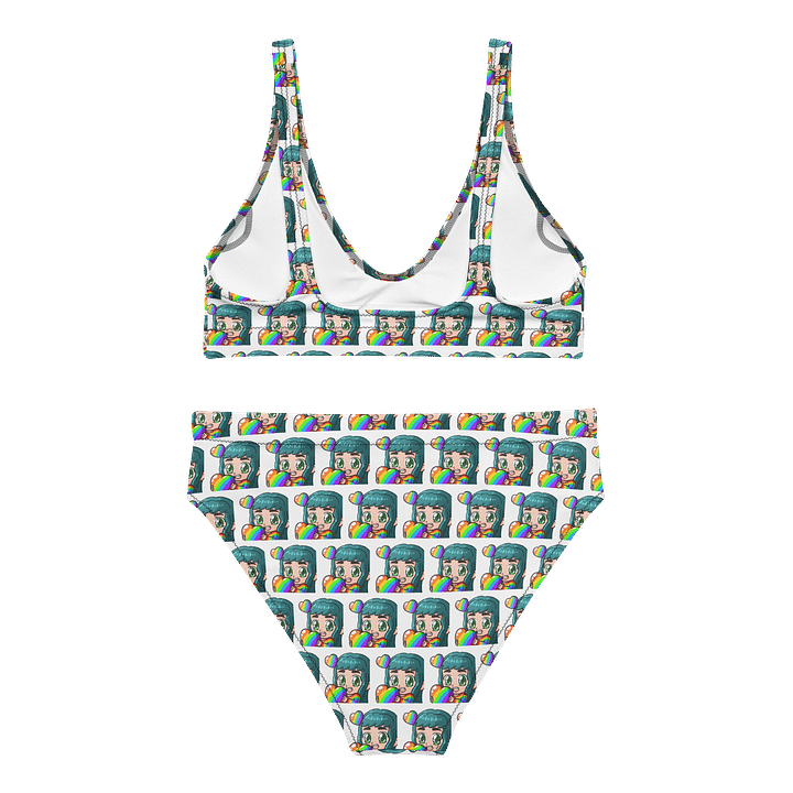 Rainbow Love MannyKae High Waisted Bikini Set product image (2)