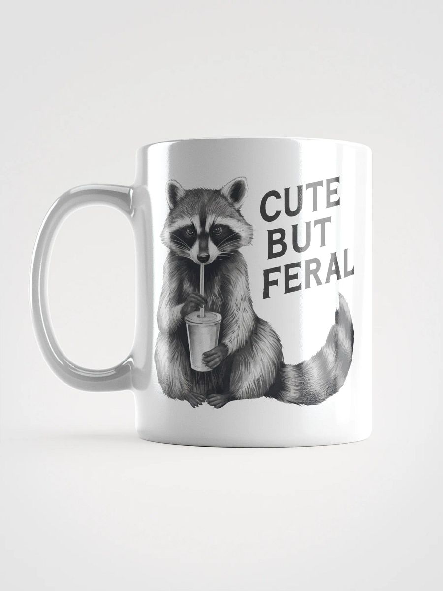 Cute But Feral Raccoon Mug product image (18)