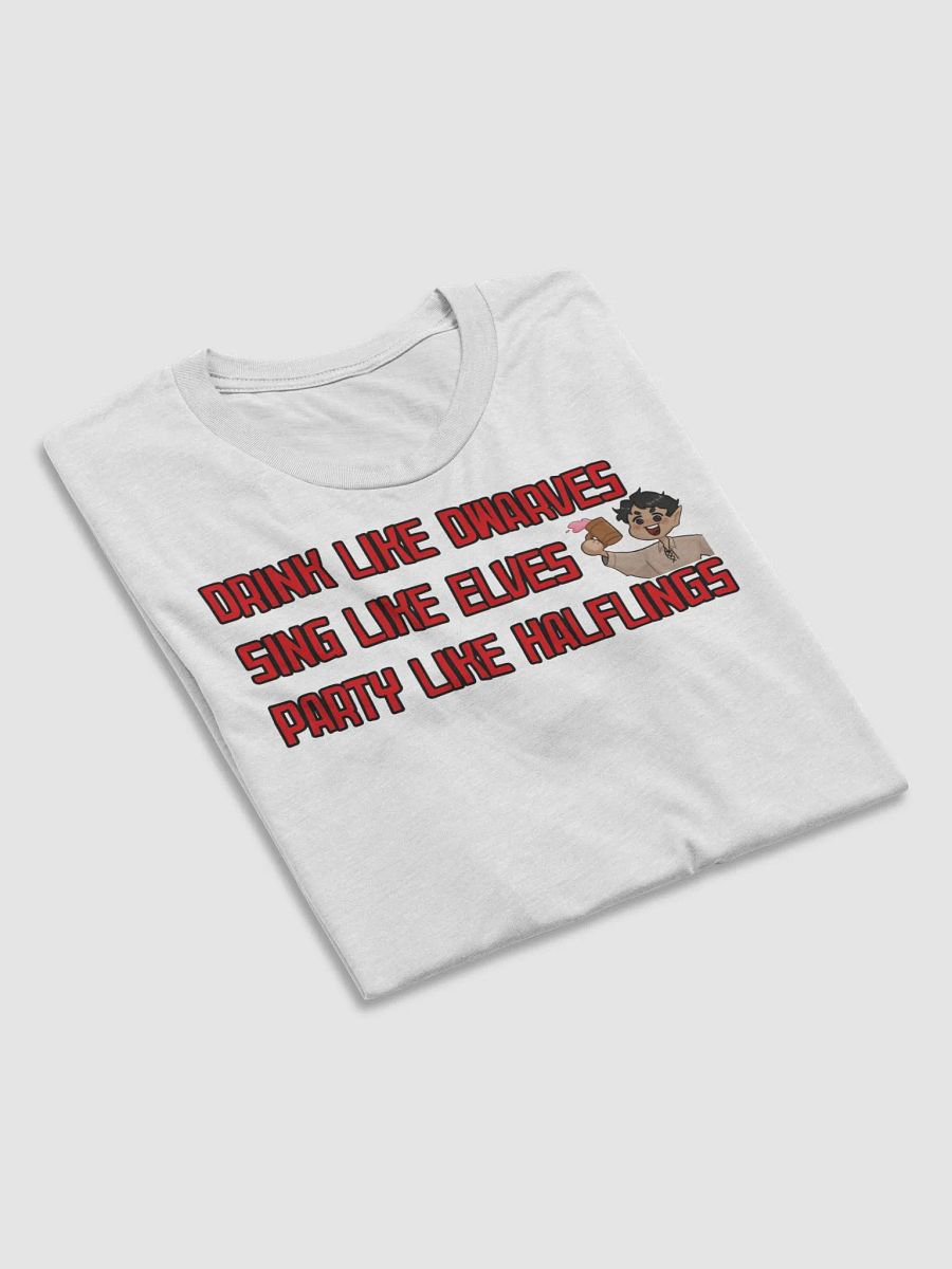 Dwarves, Elves, Halflings T-Shirt (BLACK OUTLINE) product image (4)