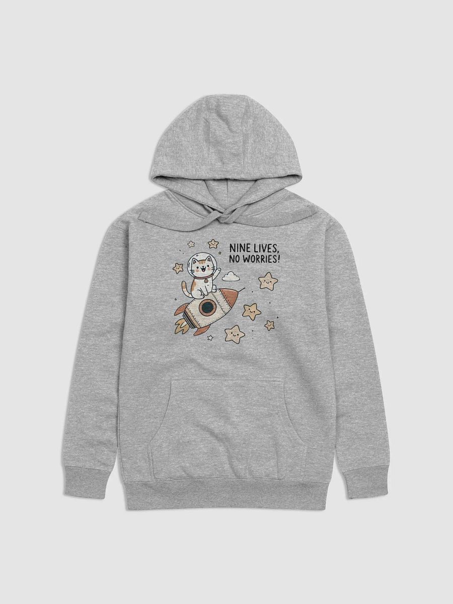 Nine lives, no worries hoodie product image (1)