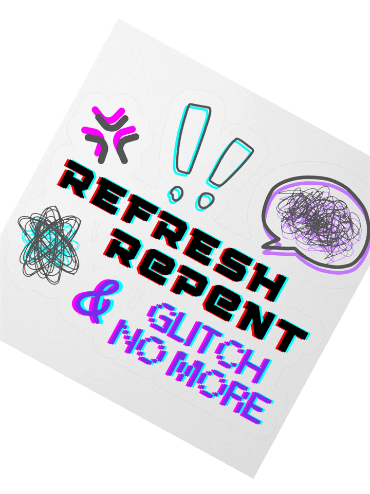 Crrissa - Glitch - Sticker product image (2)