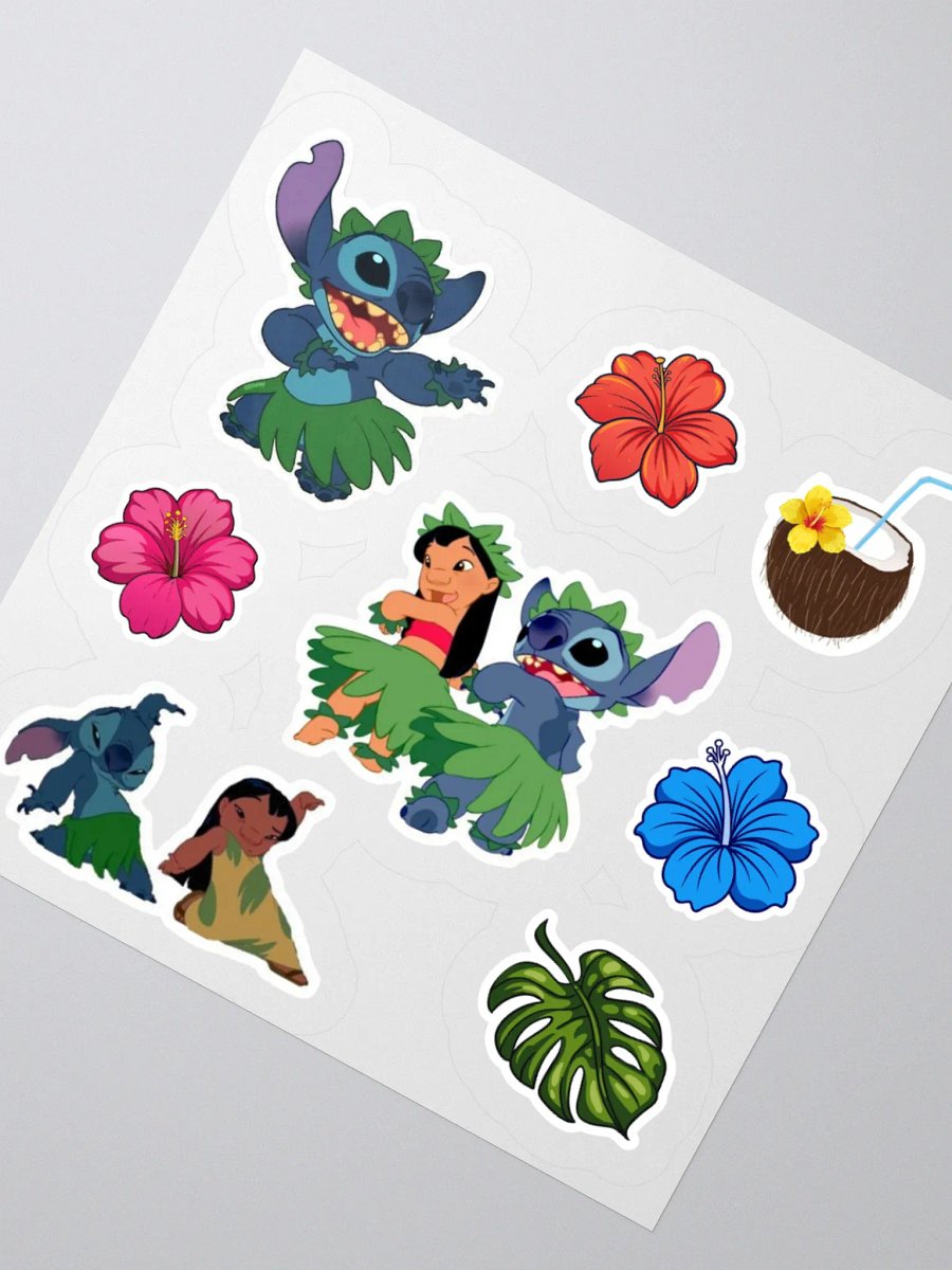 Hula Stitch & Lilo Sticker Collection product image (4)
