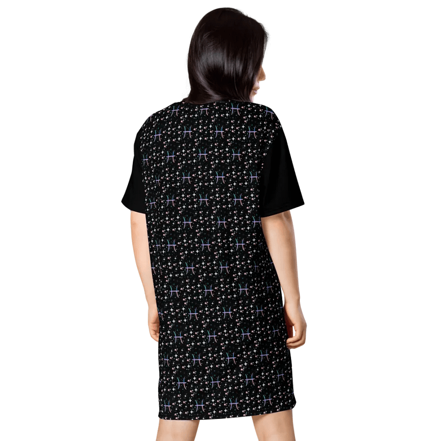 Pisces, Pastel Pisces Glyph, Tee Dress product image (2)