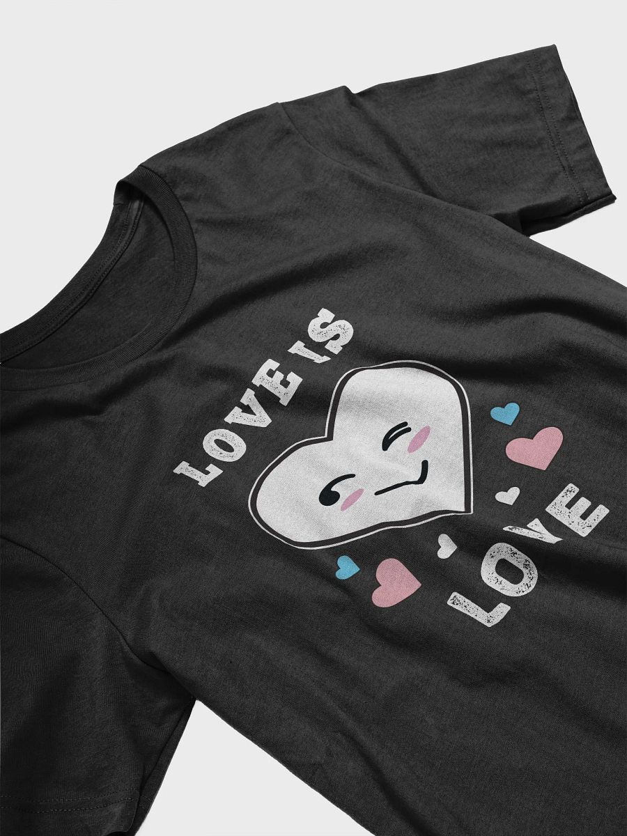 Heart Face Love Is Love LGBTQ Transgender Pride T-Shirt product image (3)