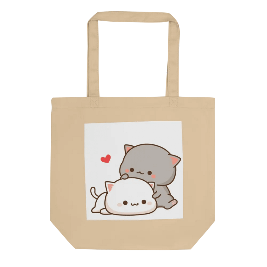 Purrfect Love Eco-Friendly Tote Bag product image (1)