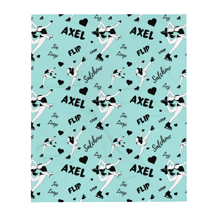 Ice Queen-Pattern Blanket - light blue product image (2)