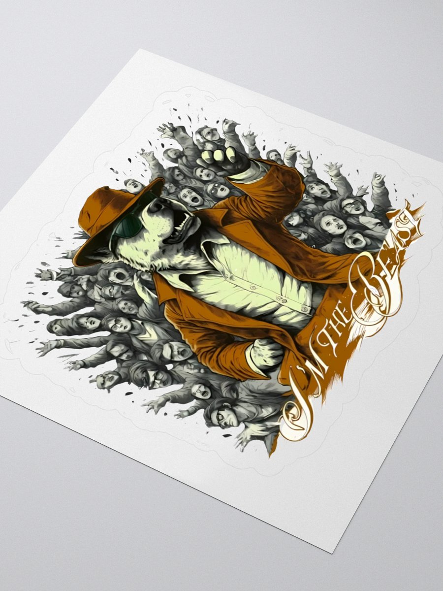 BEAST Mode Poster | I'M THE BEAST | Sticker product image (7)