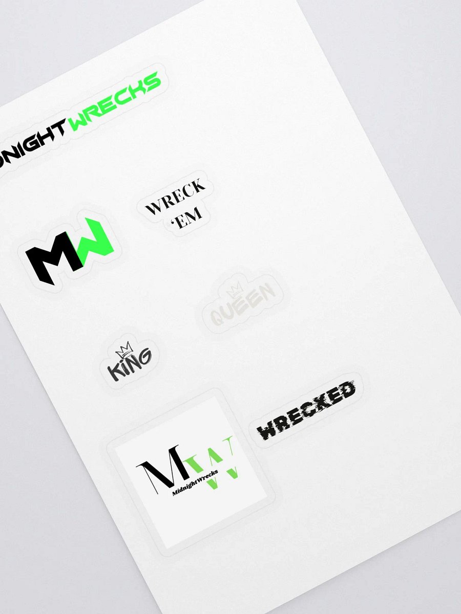 Wrecks Sticker Sheet product image (1)