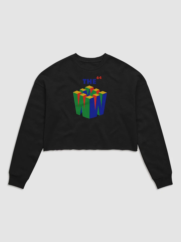 The Fun Machine (Bella+Canvas Women's Fleece Crop Sweatshirt) product image (1)