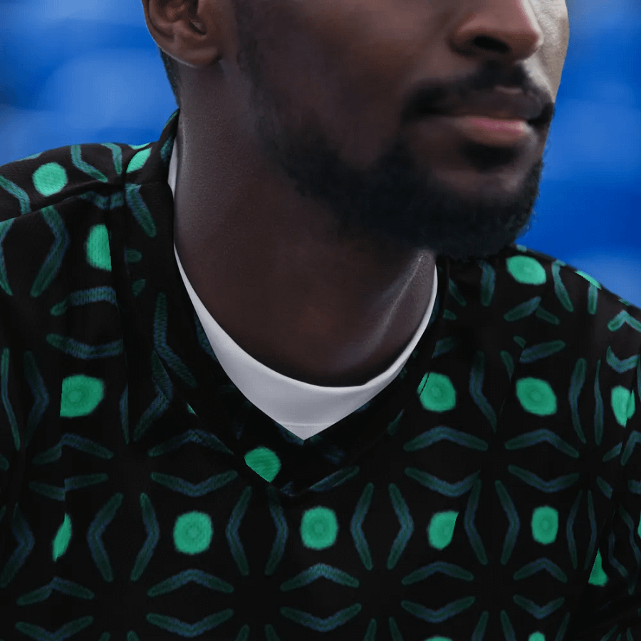 Abstract Repeating Values Unisex V Neck Sports Jersey product image (10)