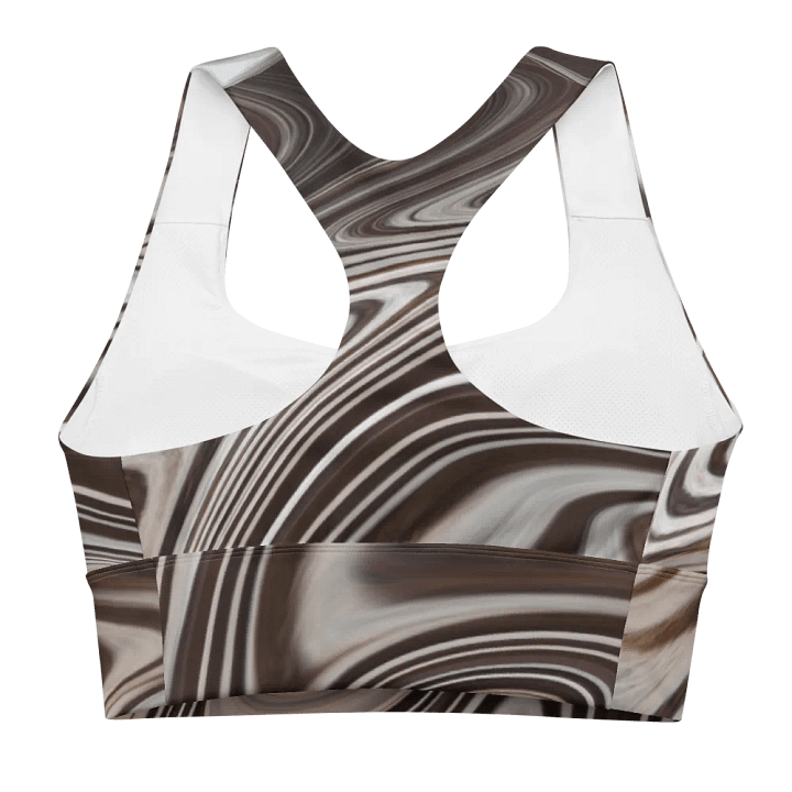 Swirls of Serenity Longline Sports Bra product image (2)