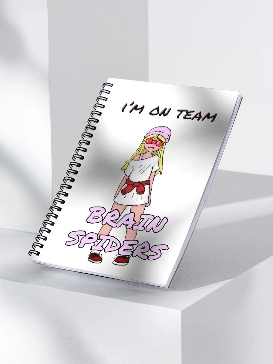 Team Brain Spiders Spiral Notebook product image (3)