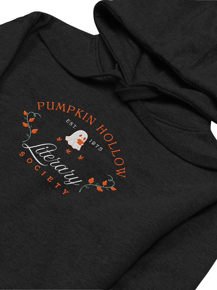 Pumpkin Hollow Literary Society Embroidered Hoodie product image (1)