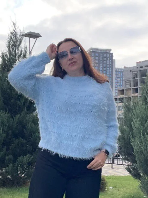 Схема вязания Свитер «Айра» — легкость, которую можно надеть /цифровая загрузка/скачать в формате pdf. Язык: Русский Украинский product image (3)