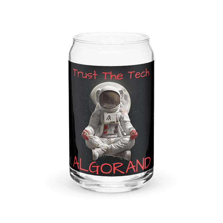 Algrorand "Trust The Tech" Can Tumbler Glass product image (1)
