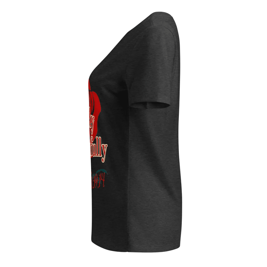 Fearfully and Wonderfully Made V-Neck T-Shirt (Bold Version) product image (29)