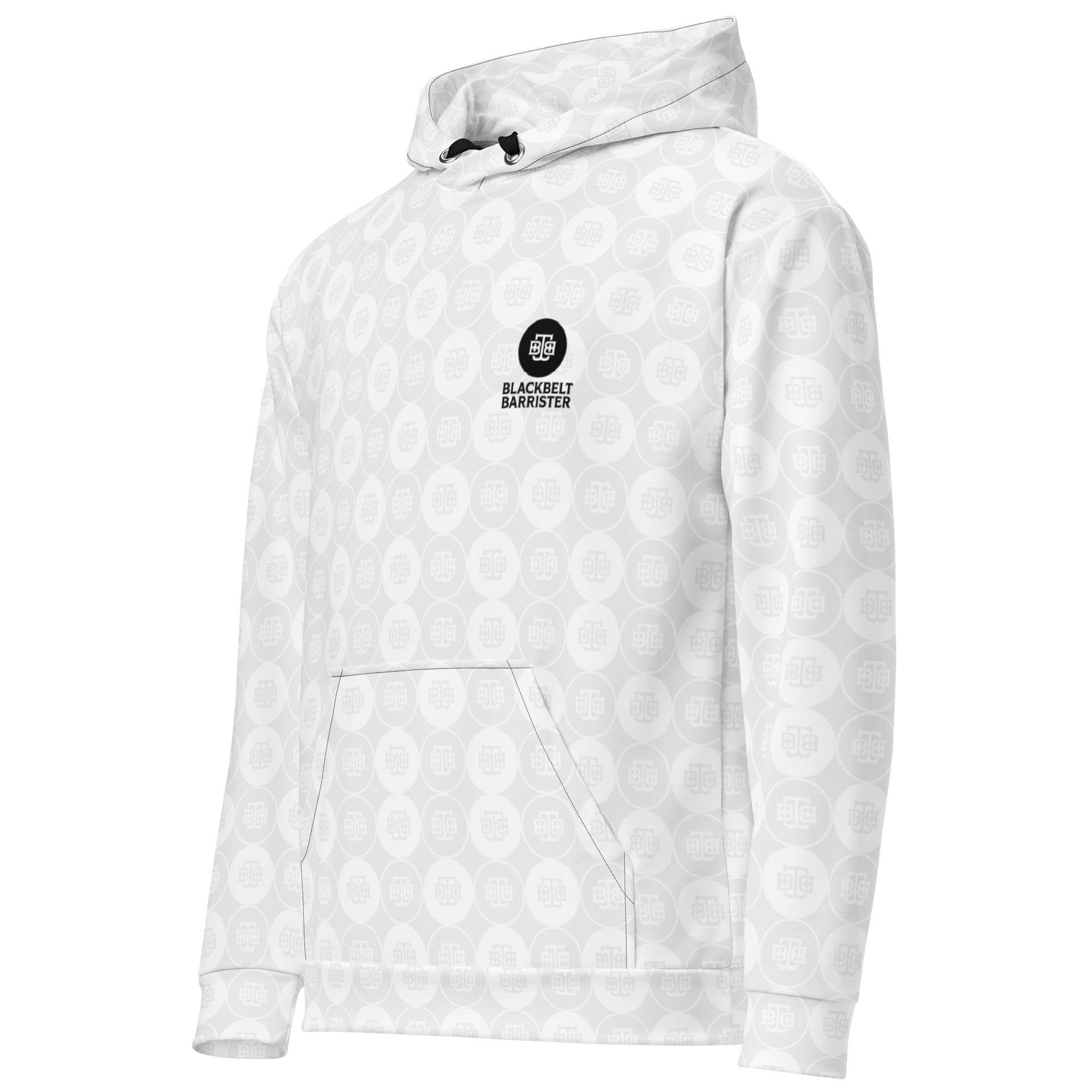 BBB All Over Print White Hoodie product image (3)