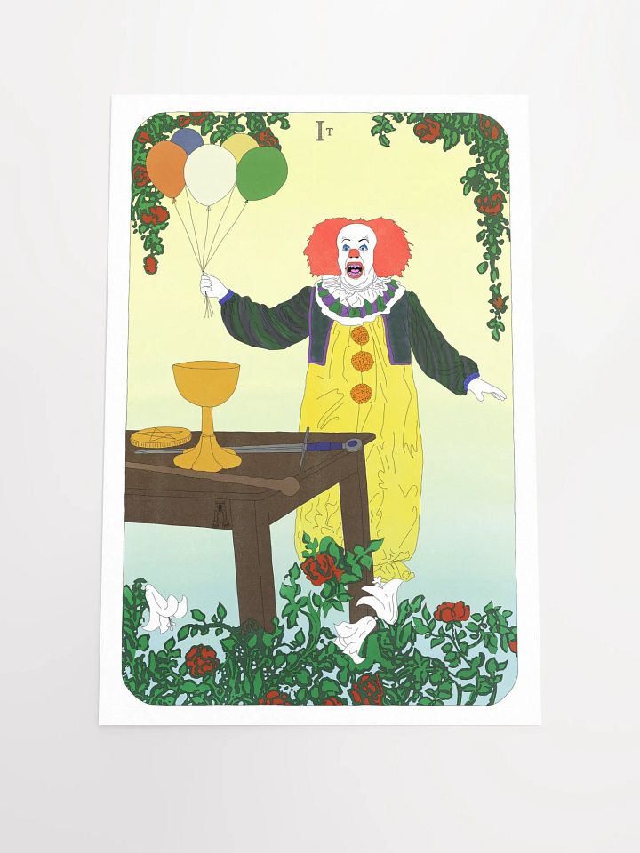 Original Pennywise Magician Tarot Card Print product image (1)
