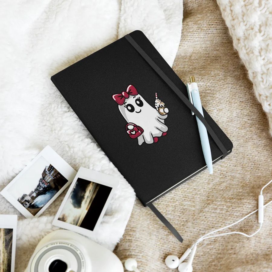 Stylish Ghost Hardcover Bound Lined Notebook product image (8)