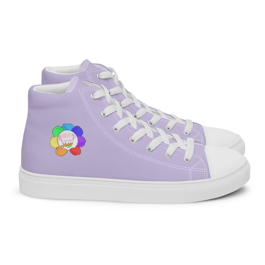 Pastel Purple and White Flower Sneakers product image (15)