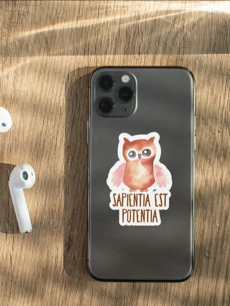 Sapientia est Potentia Sticker product image (1)