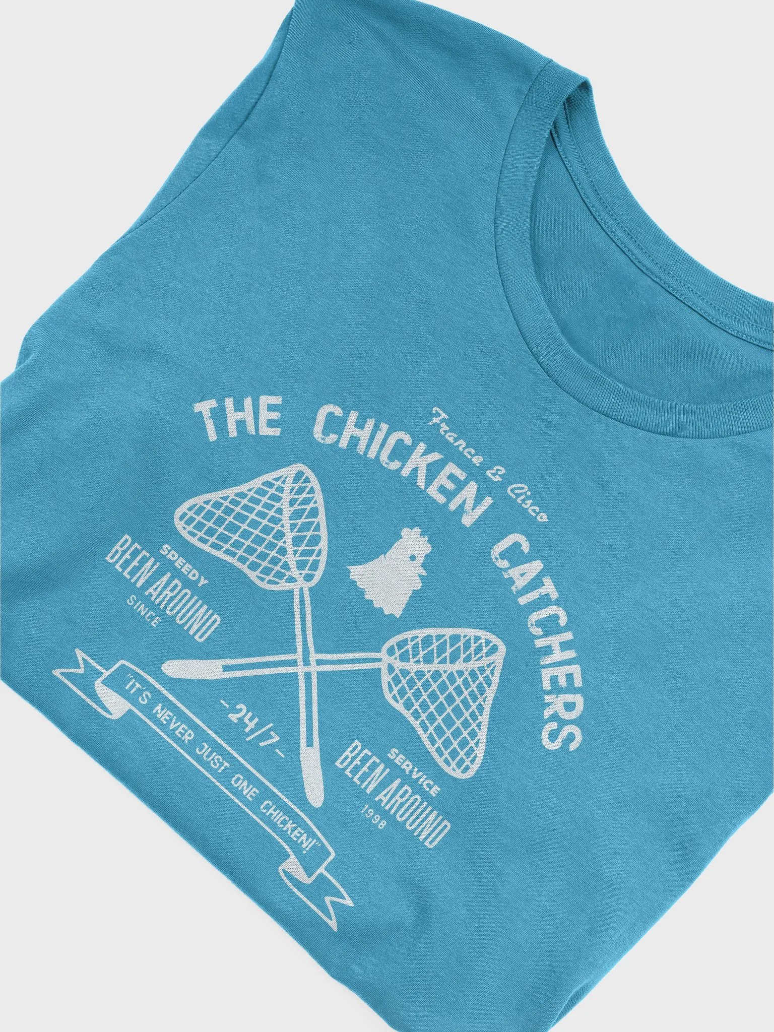 Chicken Catchers Adult Tee product image (5)