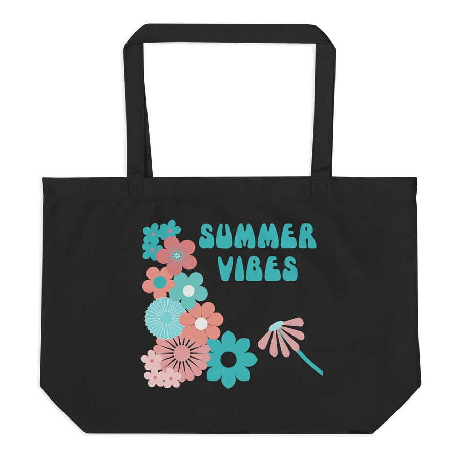 Summer Vibes Eco-Friendly Large Tote Bag product image (1)