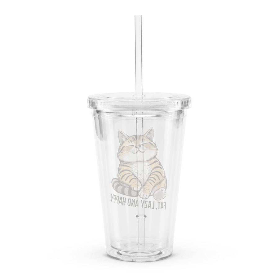 fat, lazy and happy travel cup product image (2)