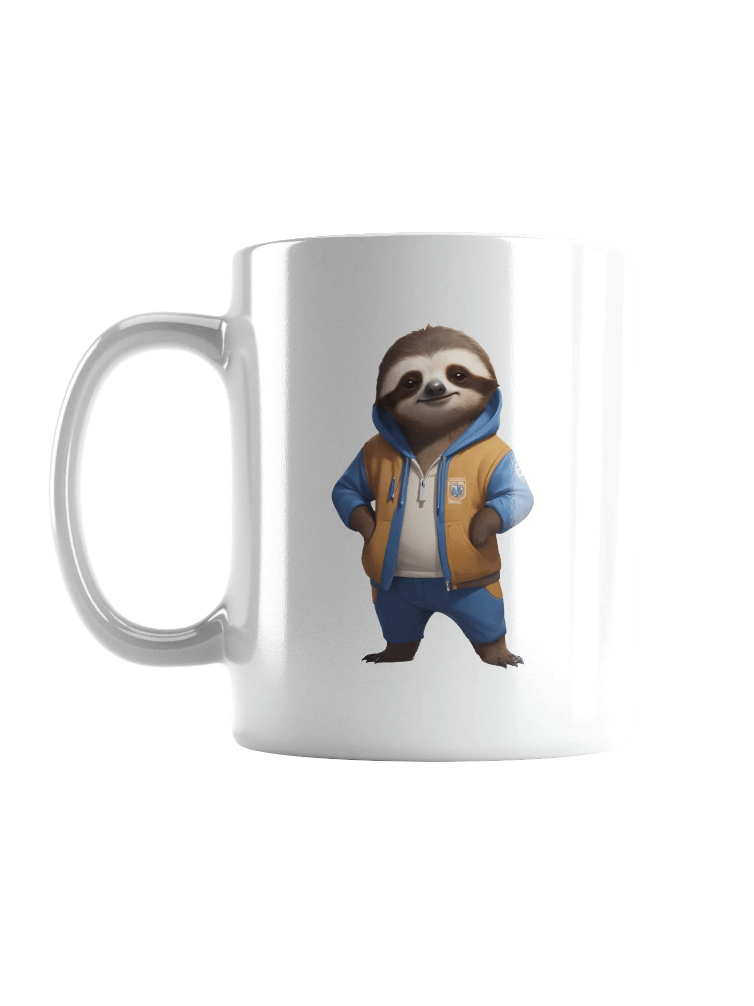 Cute Cartoon Sloth White Mug product image (6)