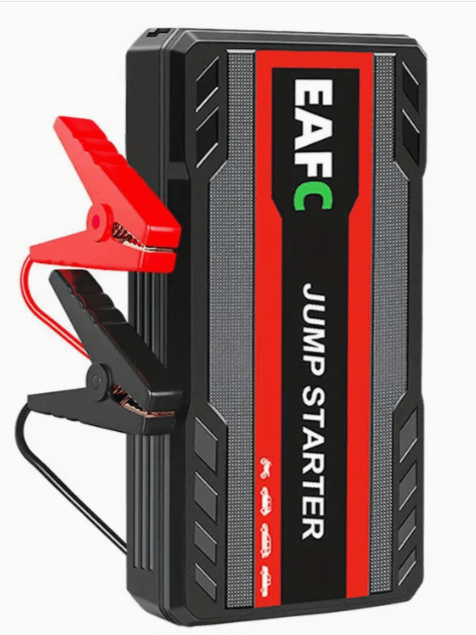 12V Portable Car Jump Starter - USB Rechargeable Emergency Booster with LED Flashlight product image (1)