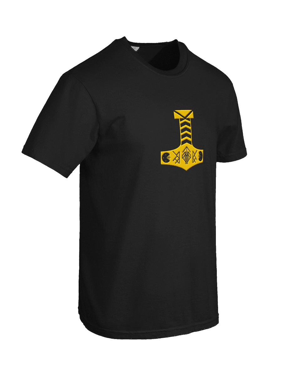 Mjölner with Bindrunes - Big Print T-shirt product image (38)