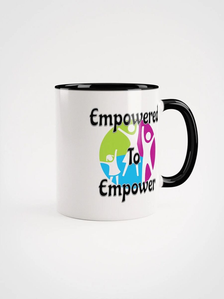 Empowered to Empower Mug (black inner/handle) product image (3)