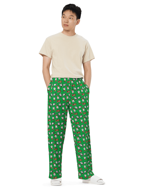 Ditsy Cows Wide Leg Pants product image (5)
