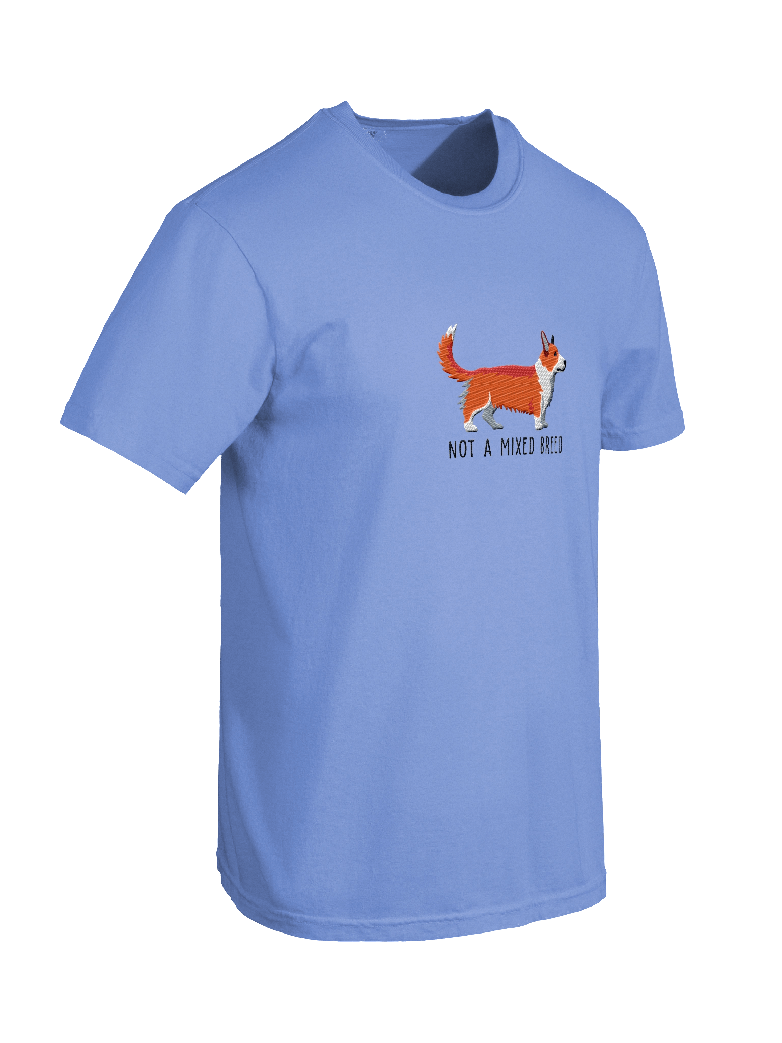 Not a Mixed Breed T-Shirt(Embroidered) of a Cardigan Welsh Corgi(Red) product image (43)