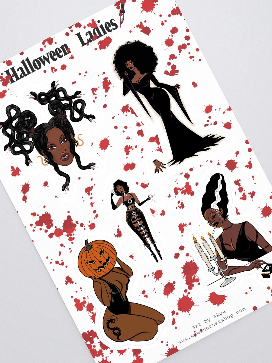 Halloween Ladies Sticker Sheet product image (1)