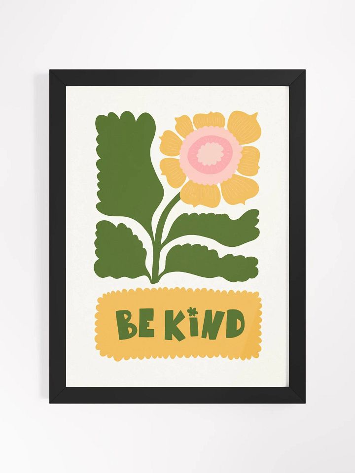 Be Kind - Framed Poster product image (1)