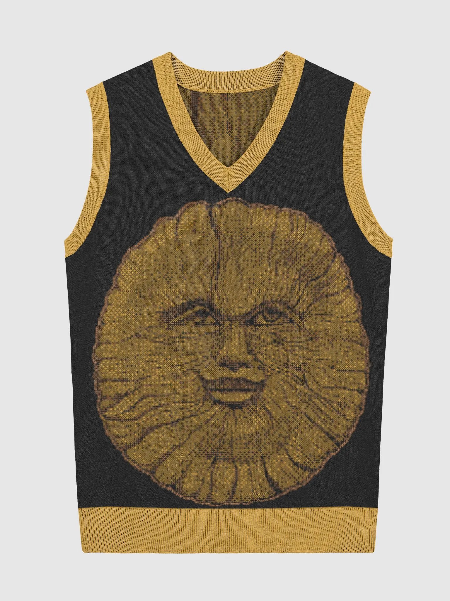Green Man knit vest product image (1)