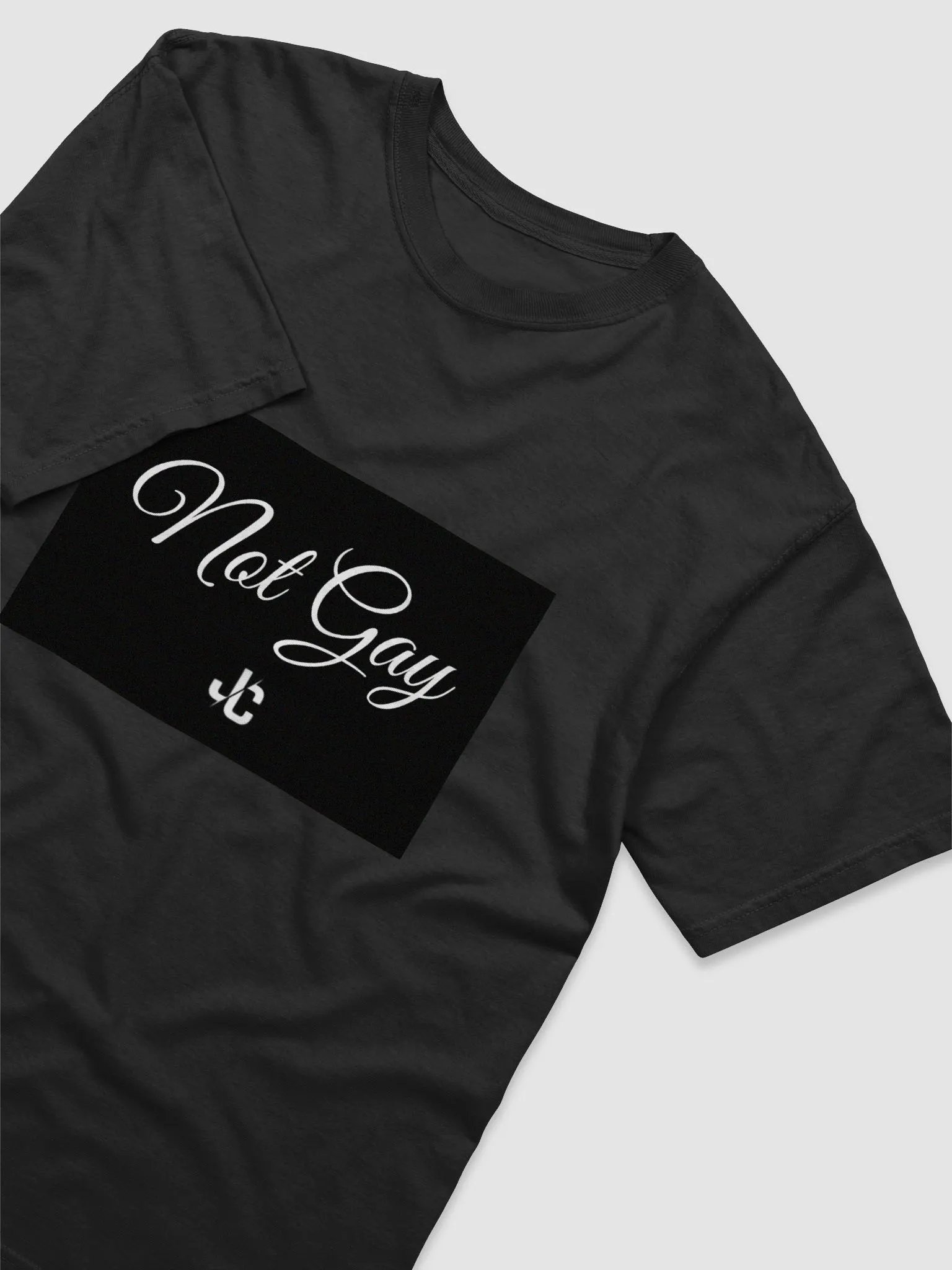 JC not gay t-shirt product image (3)