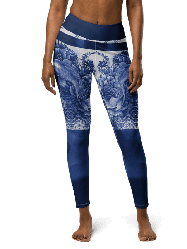 Koi-Porcelain-yoga leggings product image (8)