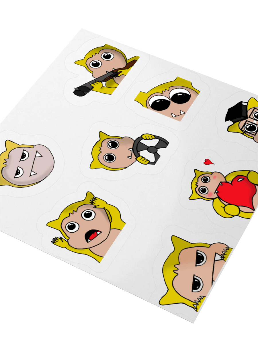 Emote Stickers 1 product image (1)