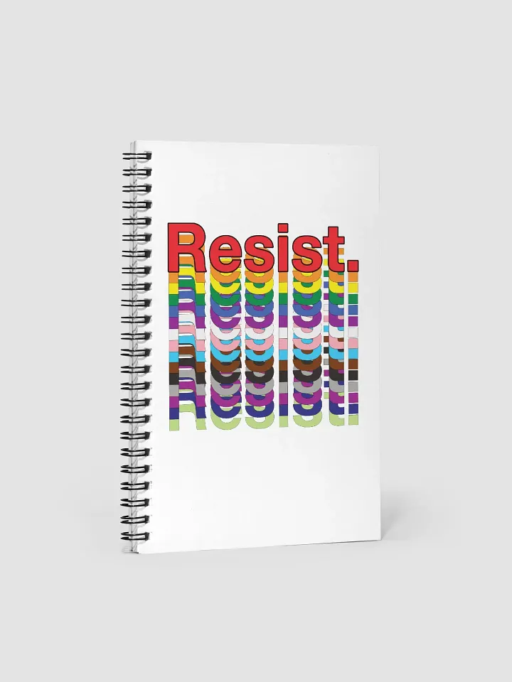 Resist - Rainbow Spiral Notebook product image (1)