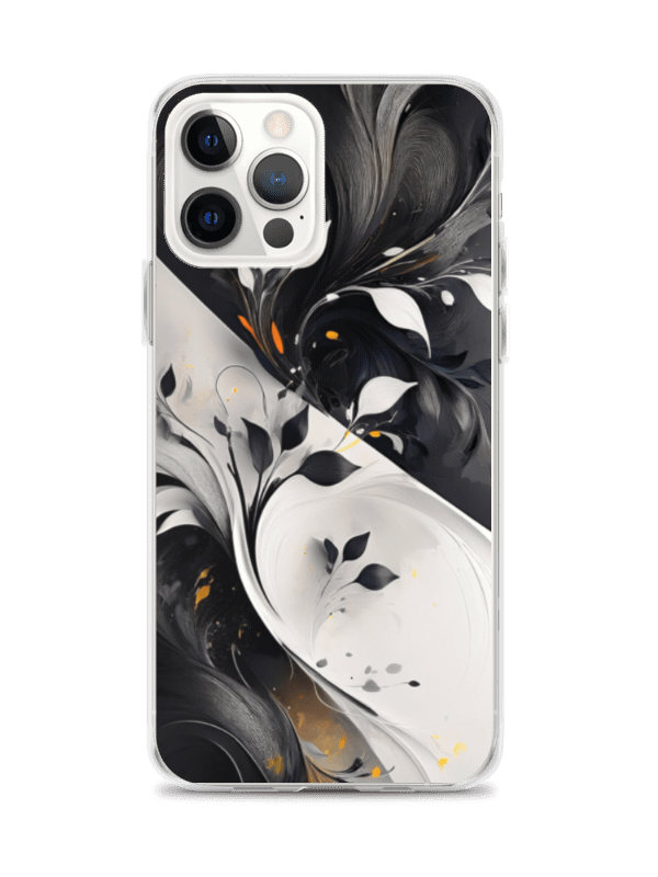 Swirling Leaves iPhone Clear Case iphone 7 to 16 product image (7)