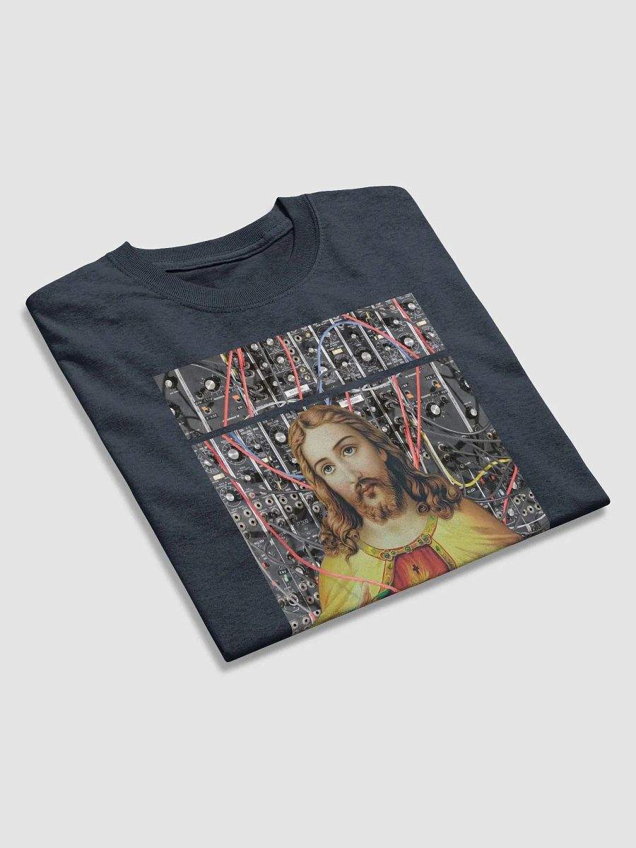 Jesus Christ Sacred Moog by Frank Fonik, Techno EDM Unisex t-shirt product image (4)