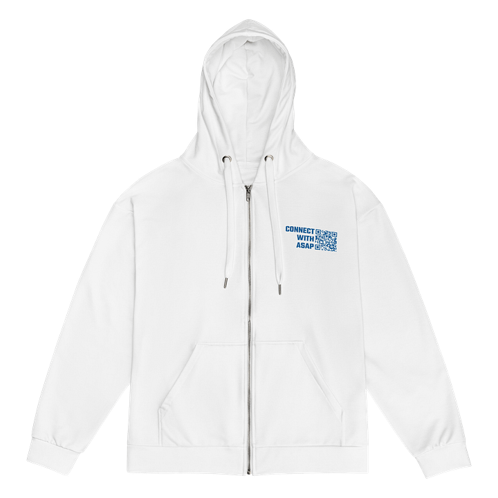 ASAP Connect Zip Hoodie – Bold Back. Purpose Front. product image (1)