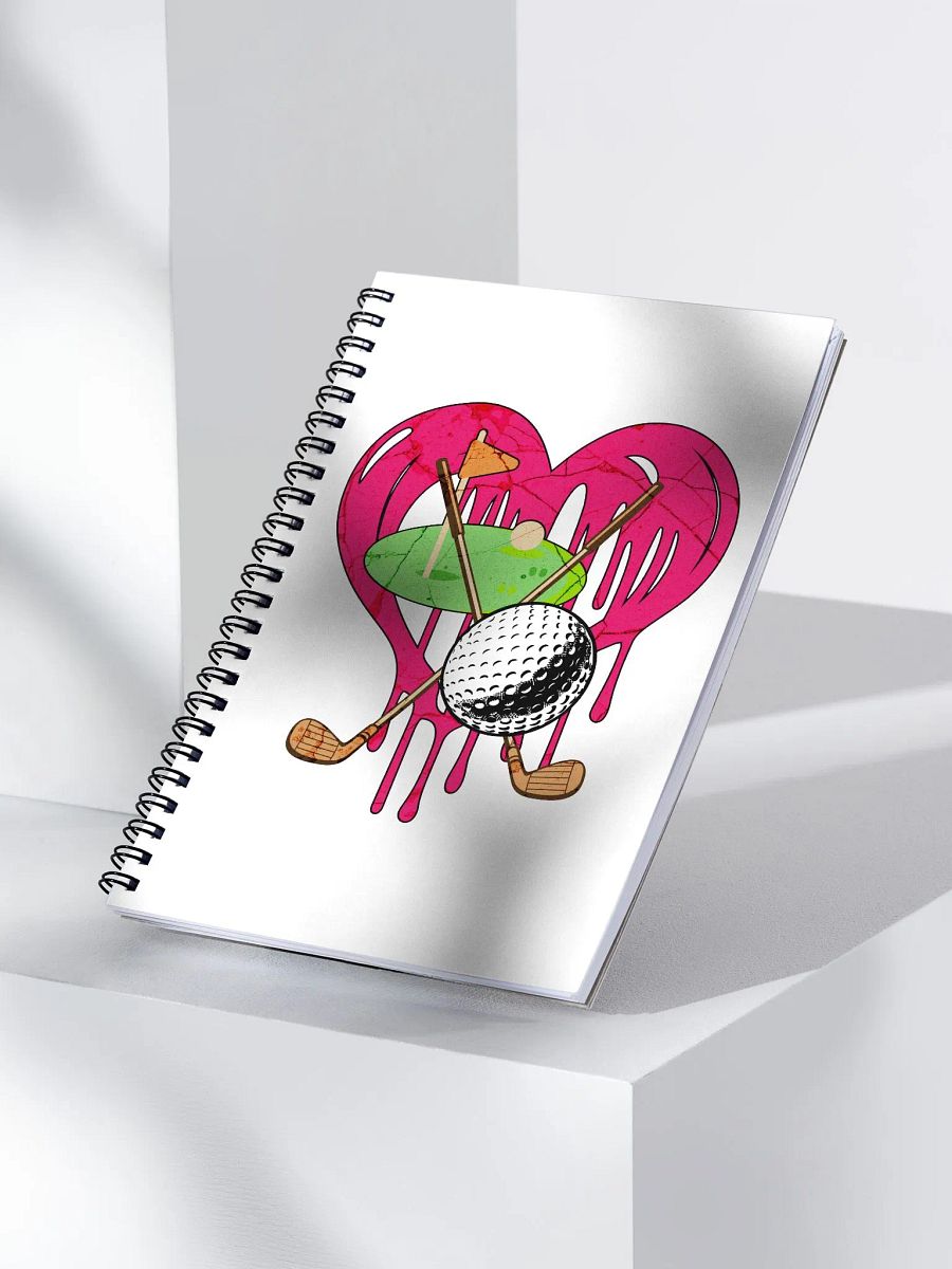 Heart Golf Dreams Notebook product image (2)