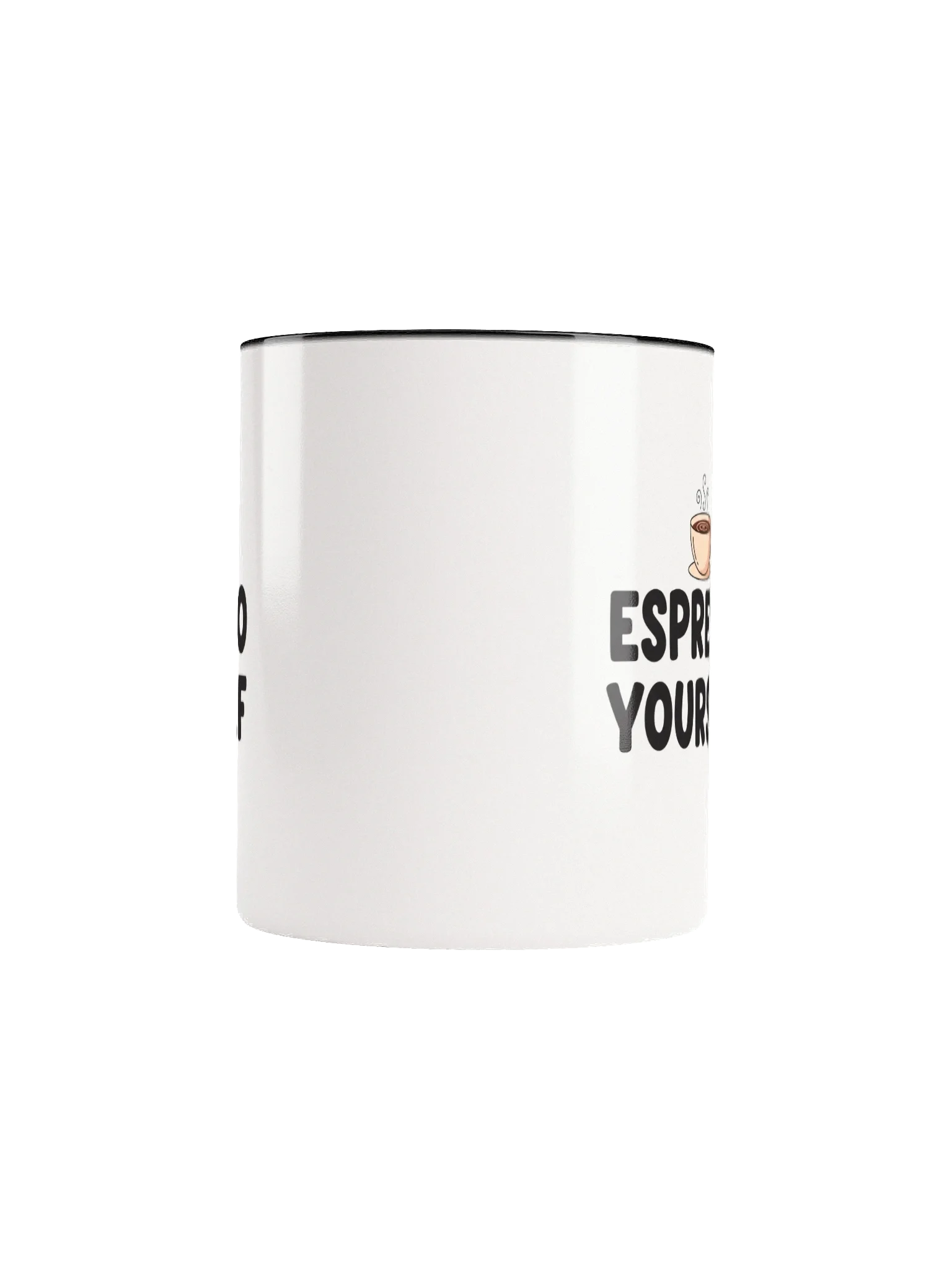 Espresso Yourself Coffee Mug – Funny, Motivational Ceramic Cup for Coffee Lovers | Perfect Gift for Espresso Addicts product image (5)