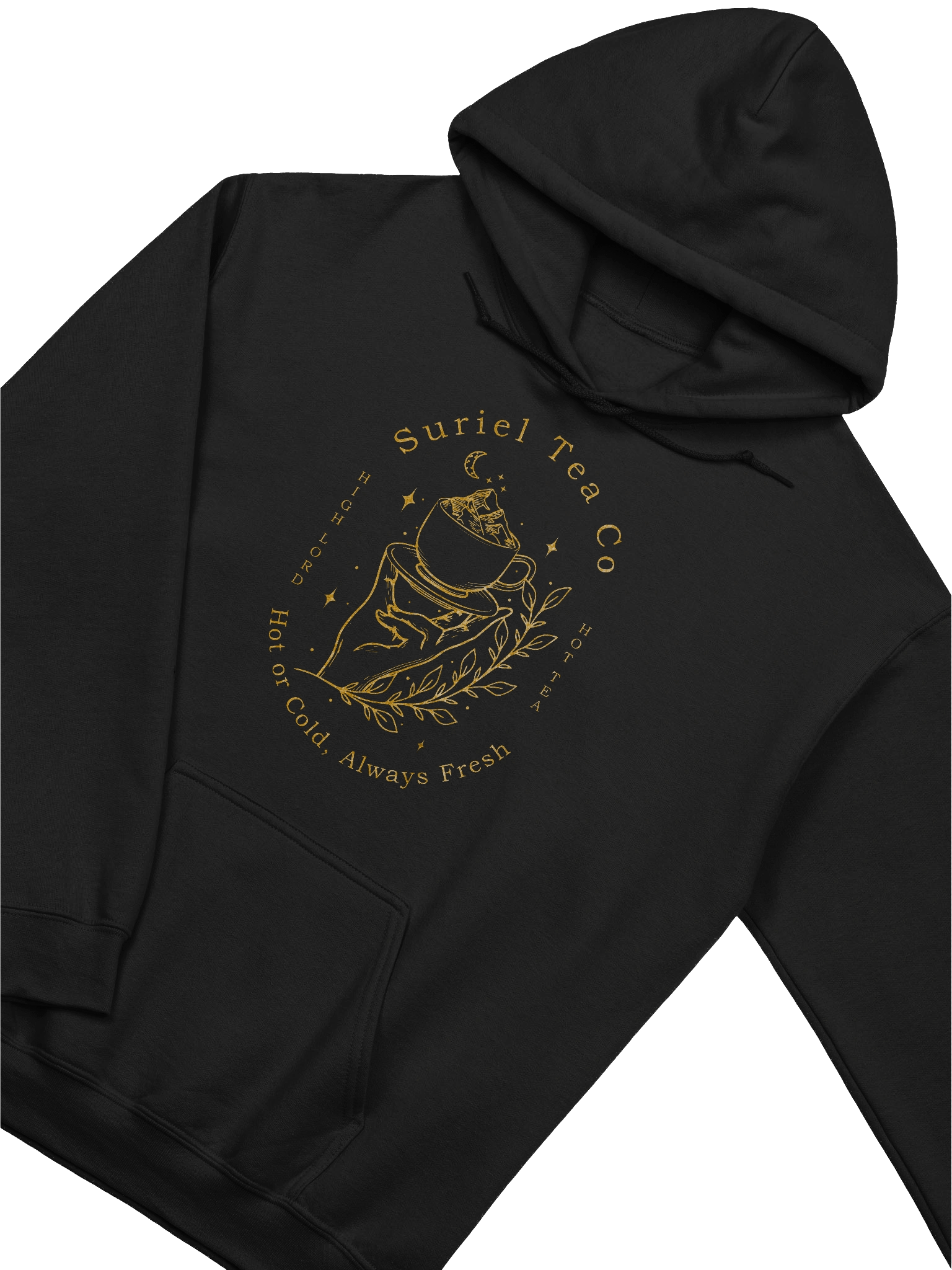 The Suriel Tea Co Suriel Tea Company Spill The Tea Velaris ACOTAR Symbol Hoodie 1BK2 product image (3)