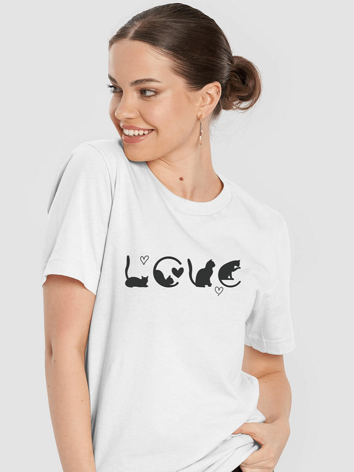 Cat Love T-shirt product image (1)