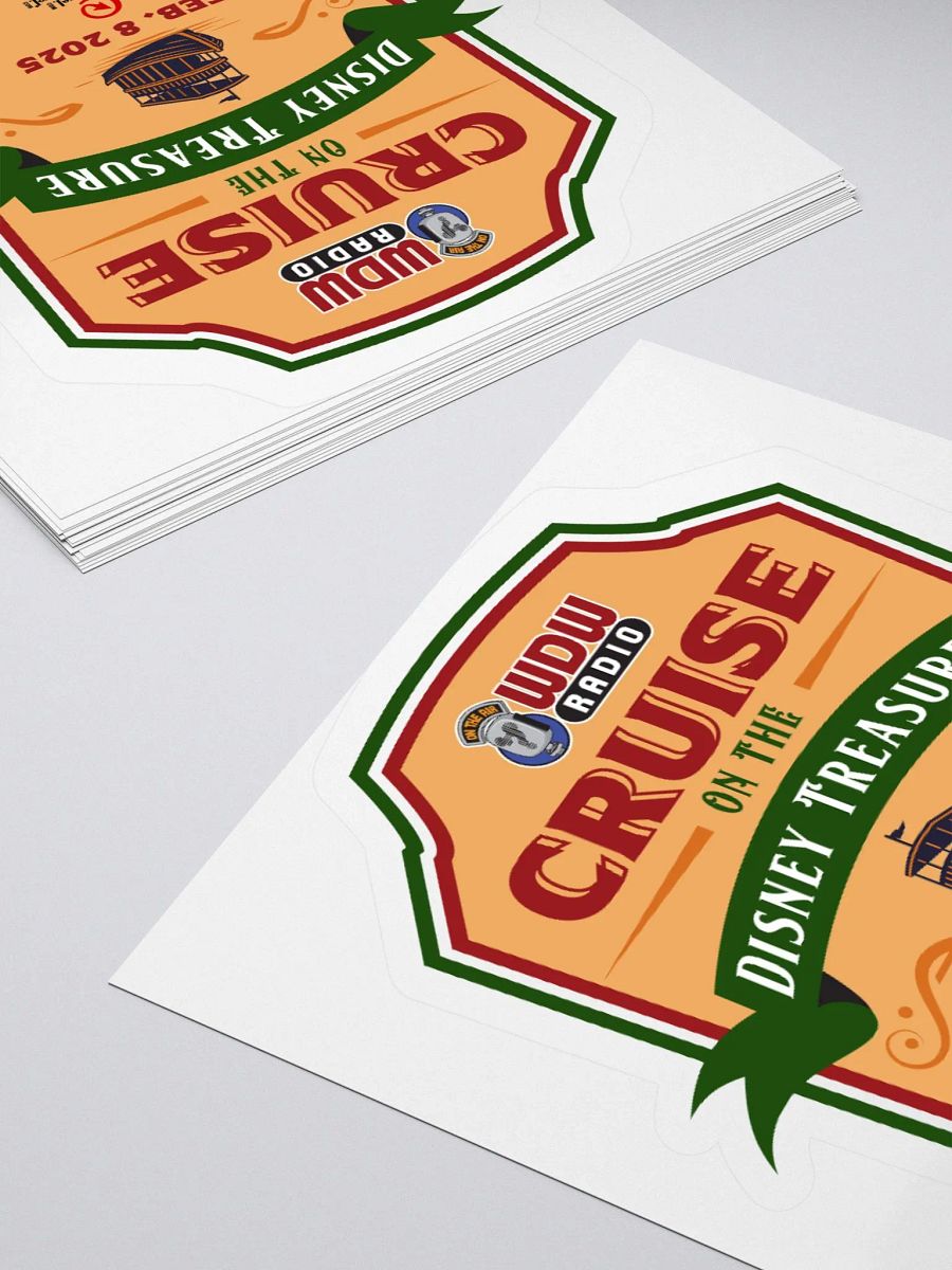 Disney Treasure 2025 Cruise Kiss-Cut Sticker product image (10)