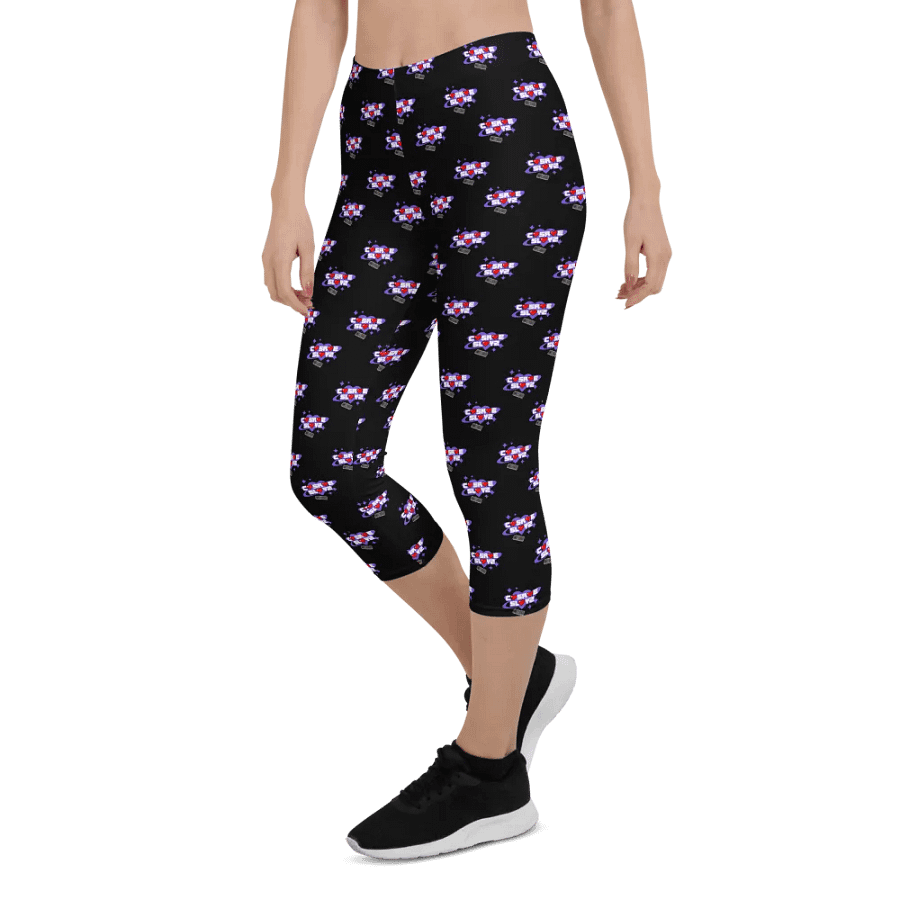 CasRae Logo Capri Leggings (Black) product image (5)
